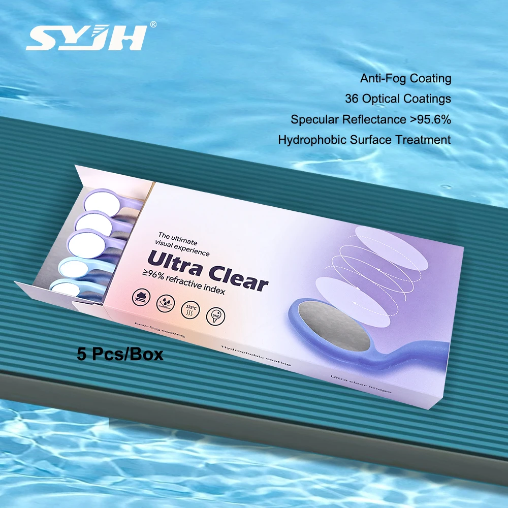 

SYJH 5Pcs/Box Dental Ultra Clear Mouth Mirror Functional Handle Design Anti-Fog Coating 36 Optical Coatings Dentistry Tools