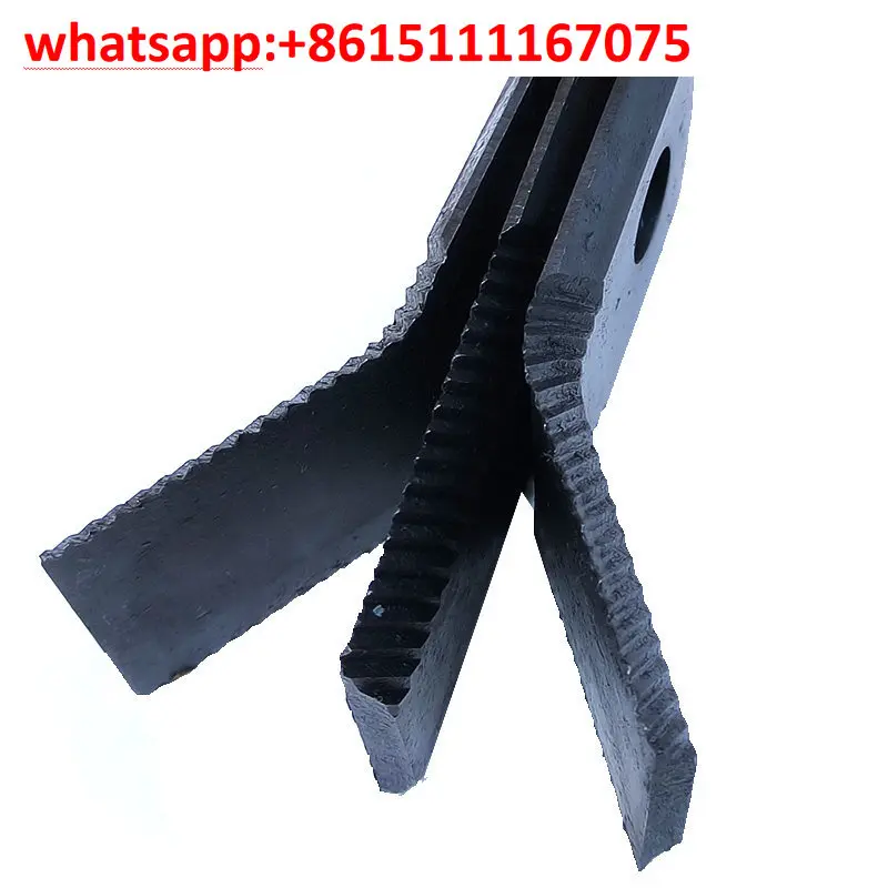 Serrated Hammer Blade Spare Parts For Straw Returning Machine Grass Shredder Walk-behind Lawn Mower