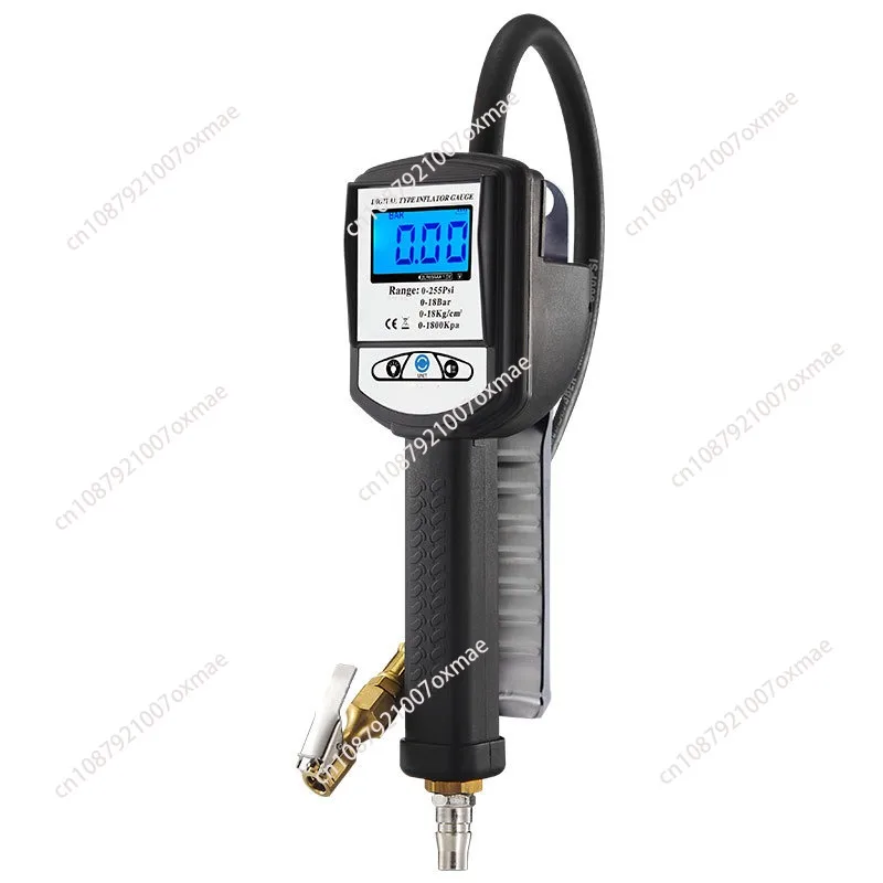 High-precision Digital Tire Inflation Gun Four-in-one Tire Pressure Gauge Tire Fast Inflator Tyre Pressure Monitoring Tool