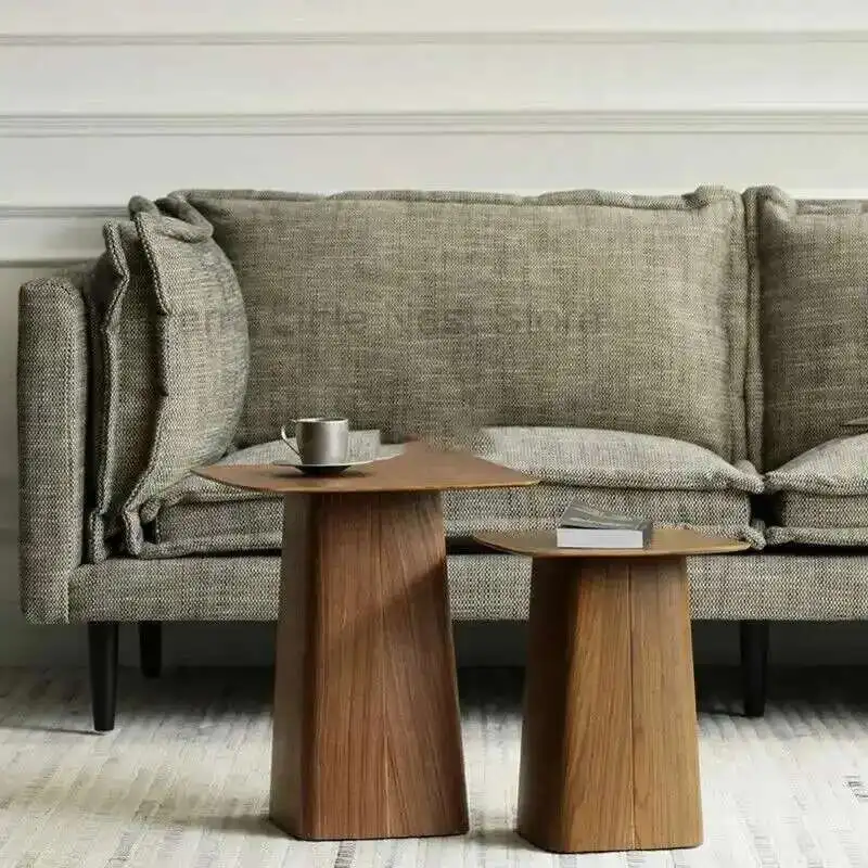 

Tables Color Coffee Wooden Walnut Wooden Living Room Table Set Dining Room Table Balcony Casual Side Table Combination Tea Table