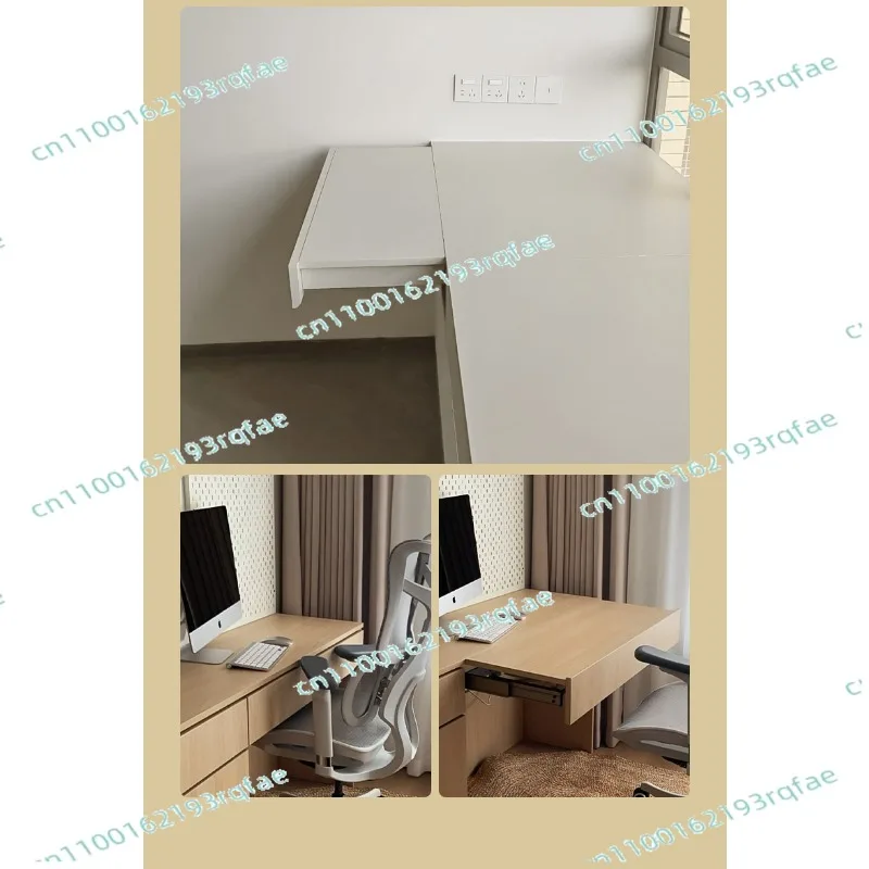 Folding table guide rail accessories, invisible lifting pull-out table hardware slide rail, desktop hidden bay window