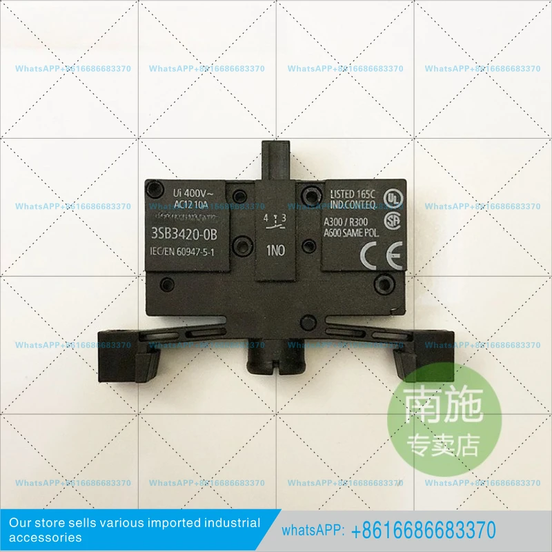 Push button switch box, auxiliary touchpoint 3SB3420-0B contact module 1NO is normally open