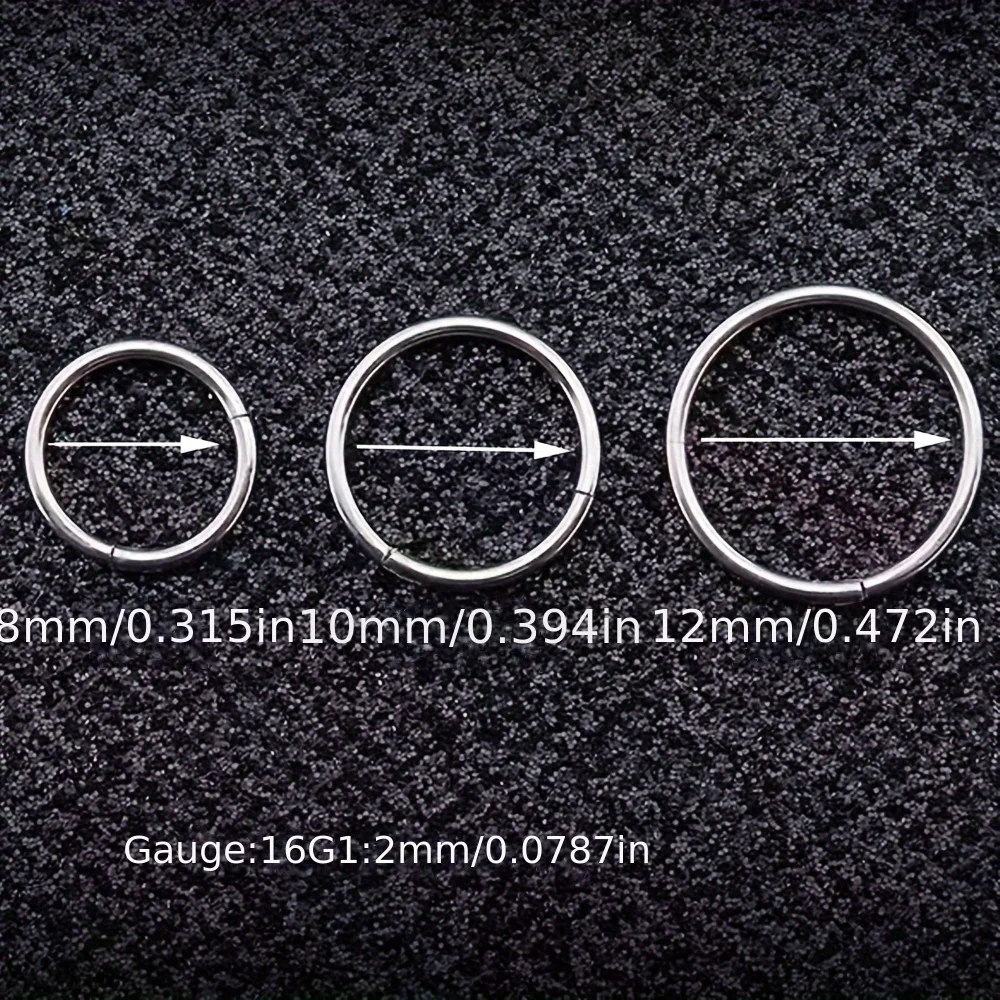 2pcs in acciaio inossidabile s - Clicker Ring Seamless recensione e prezzo