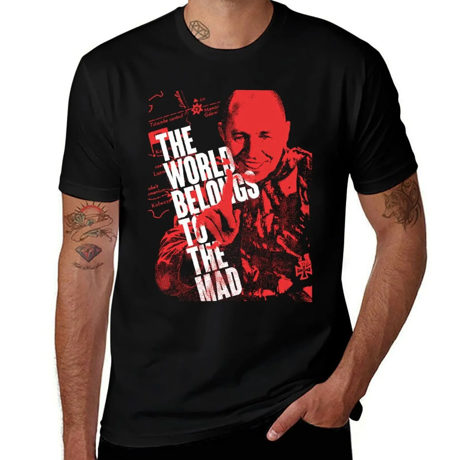 THE WORLD BELONGS TO THE MAD T-Shirt T-shirt de sport décontracté et respirant
