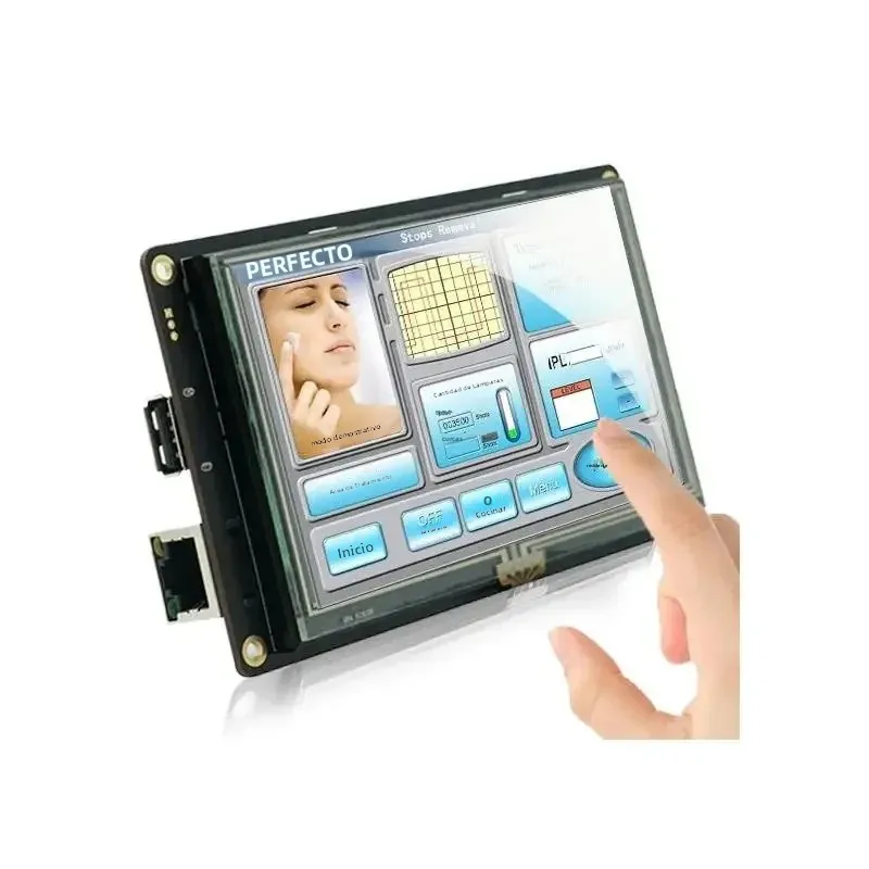 Módulo de Pantalla LCD TFT Inteligente HMI de 4.3 Pulgadas con Editor de Software y Comando JSON para Arduino ESP32 8266 S3 STM32 Mega 2560 un0 q r3