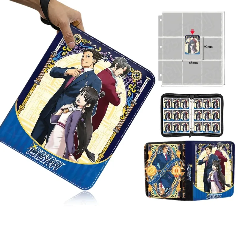 

Новая коллекционная карточная коллекция Ace Attorney Phoenix Wright: альбом-биндер, значки, держатель для карт, модный аниме-аксессуар, подарок