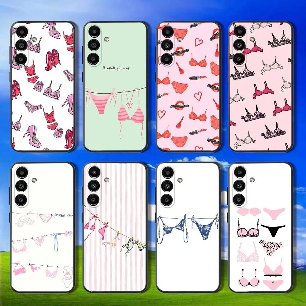 

Sexy bikini Phone Case For Samsung Galaxy A13,A21s,A22,A31,A32,A52,A53,A71,A80,Soft Black Shell