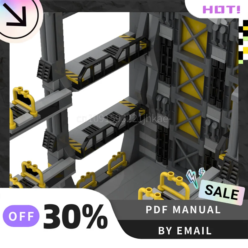 [996 個] カスタマイズされた MOC メカ格納庫城クリエイティブビルディングブロックセット STEM 教育玩具 DIY 建設モデルキット誕生日