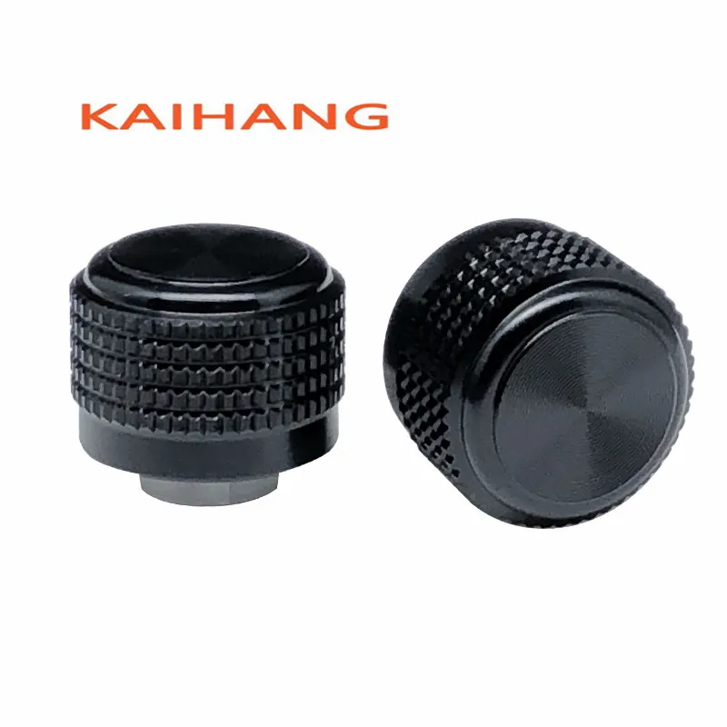 1PCS 14x12.5mm Aluminum alloy knob Vehicle mounted radio band adjustment knob Sonata 9th generation car DVD Yaesu mobile radio