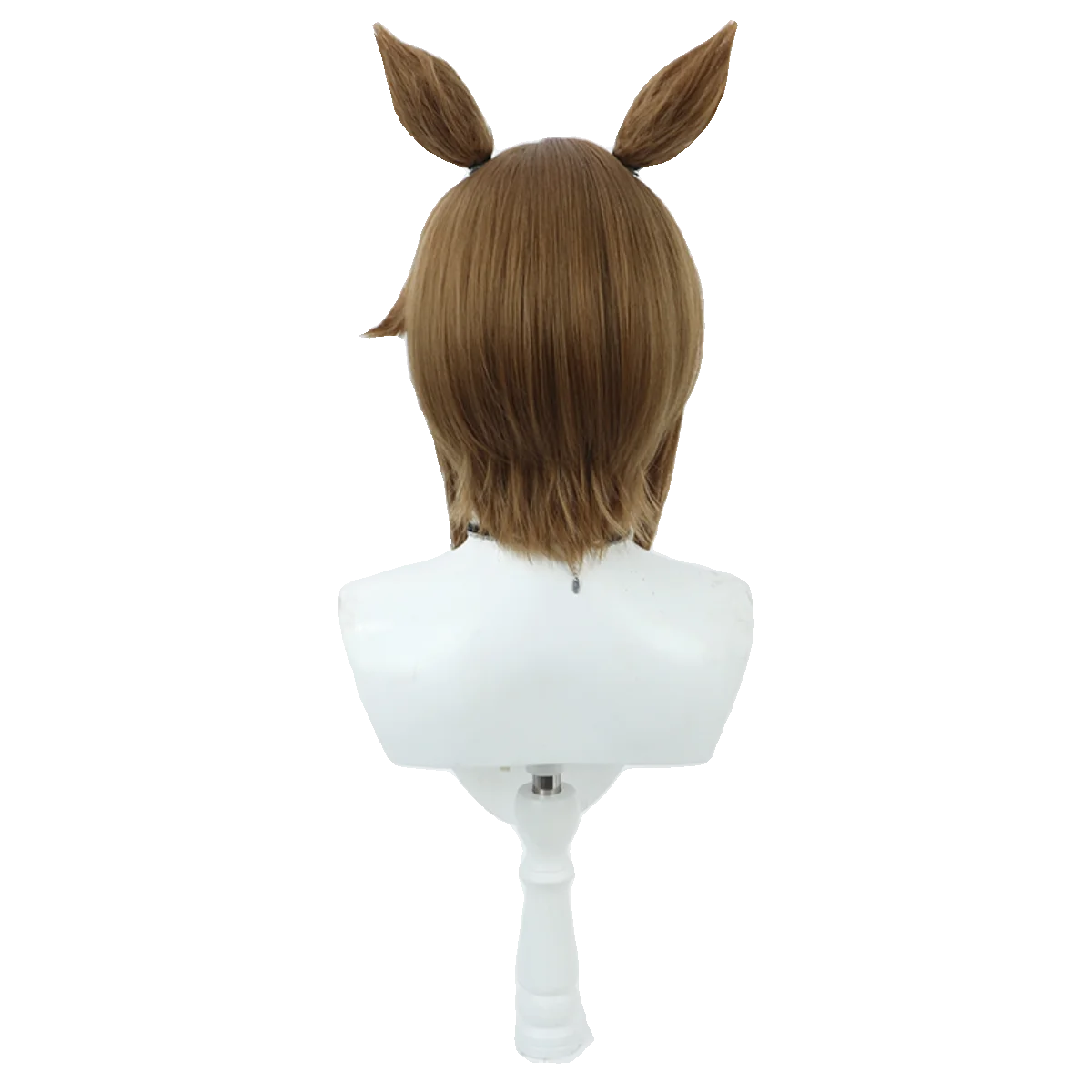 Anime Uma Musume Pretty Derby Cosplay Pruik Bruine Oren Staart Vrouwen Halloween Party Carnaval Rollenspel Hittebestendige Pruiken