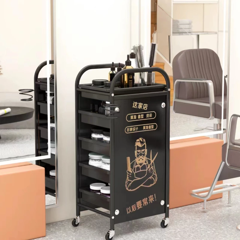 Parrucchiere Tool Salon Trolley Rolling Barber Lash Tattoo Salon Trolley Spa estetista Carrito Auxiliar Salon Furniture WKST