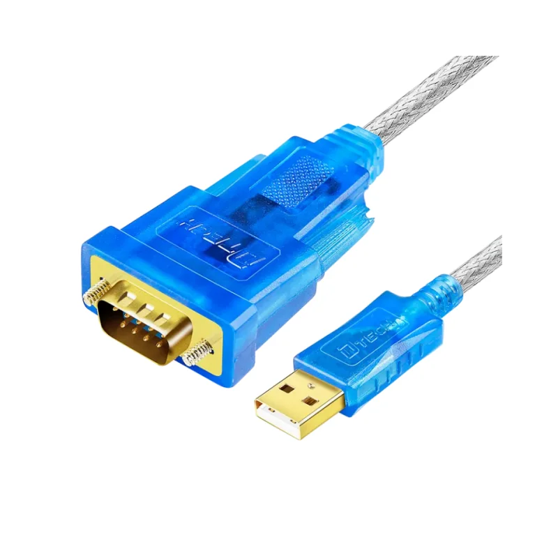 USB to 9 Pin RS232 Adapter Serial Computer Cable 0.5m 1m 1.2m 1.5m 2m USB 2.0 to Serial Braid Cable