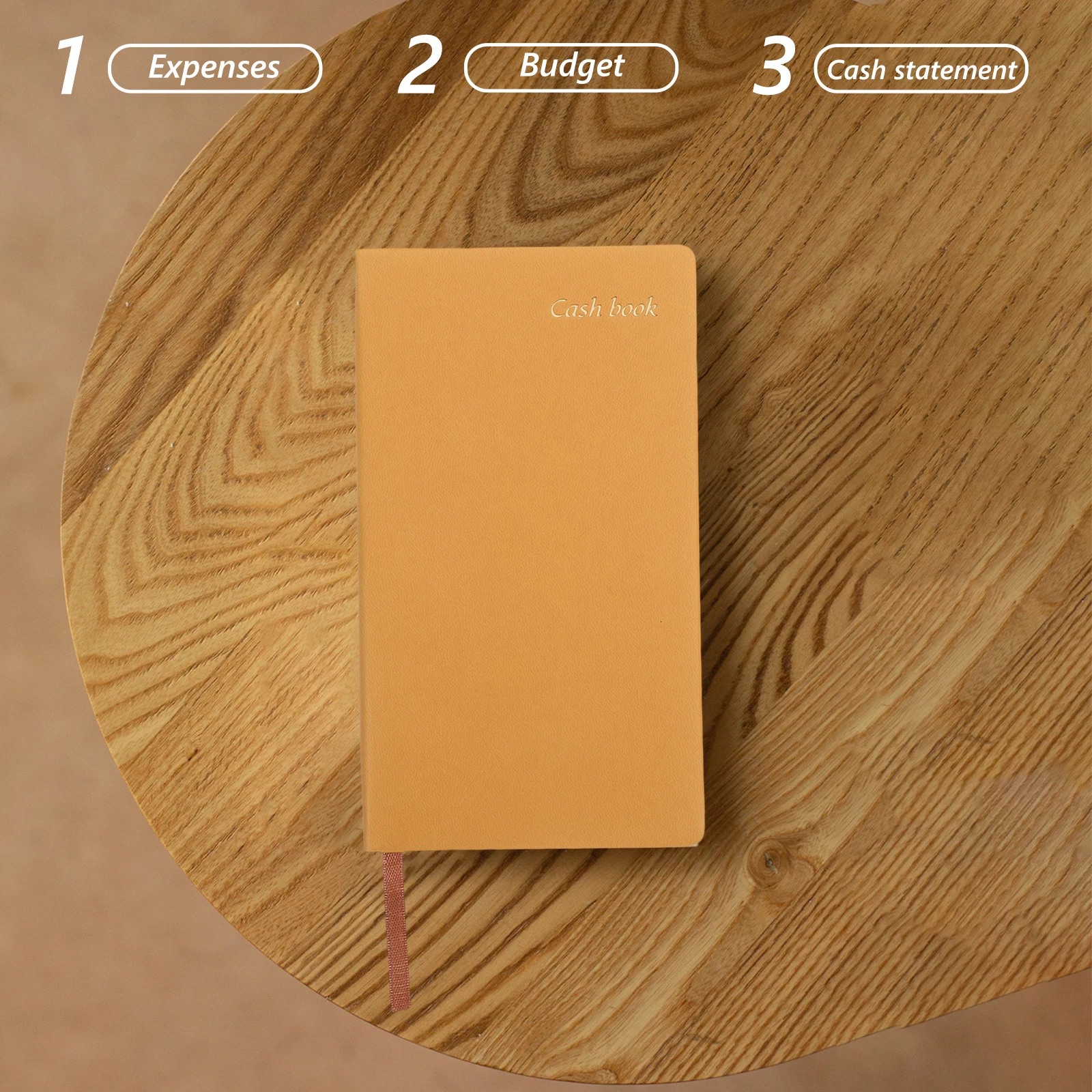 

Financial Accounting Notebook Budget Planner Hardcover Compact Size Money Saving Expense Tracker Grocery Management