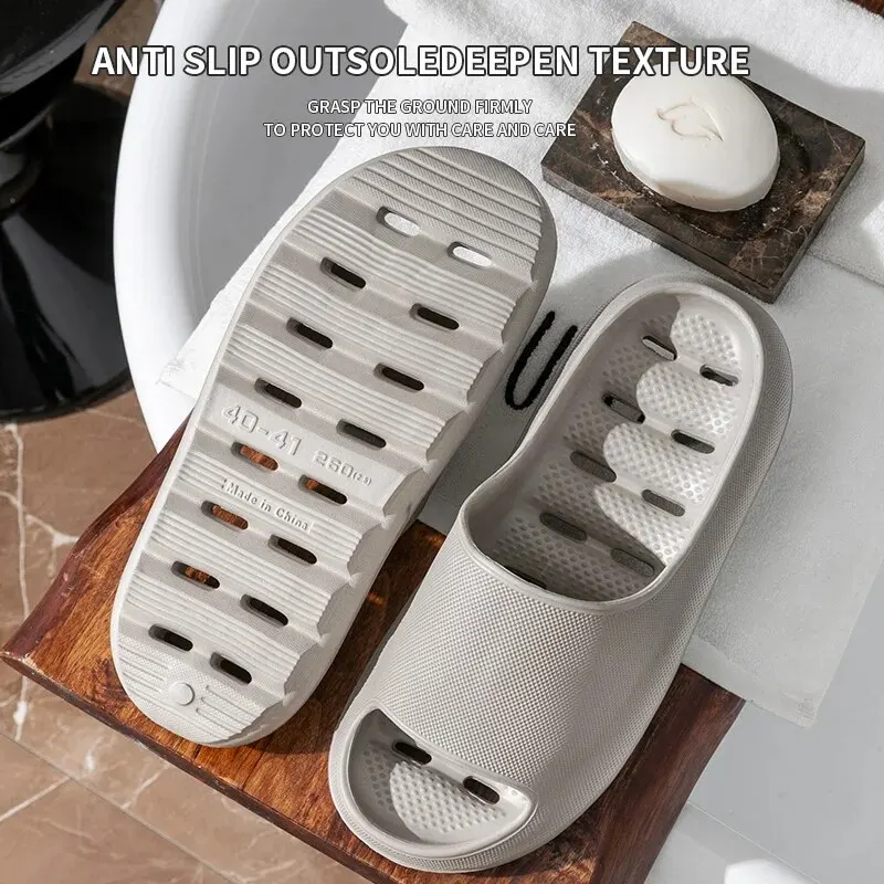 Bathroom Specific Slippers for Women, Summer Indoor Home, Hollowed out Quickdryingbathroom, Non Slip Slippers for BathingZYT2421