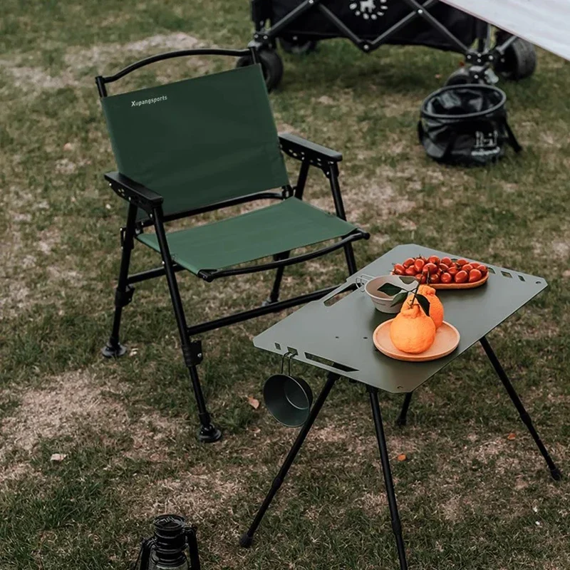 Lightweight Camping Outdoor Tables Height Adjustable Folding Parasol Outdoor Tables Garden Beach Furniture Meble Ogrodowe FYOT - zdjęcie 1