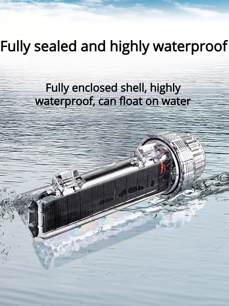 Outdoor Ship Safety Lighting Waterproof Solar Grid Marker Light Solar Dual Mode Anchor Light Buoy Signal Light