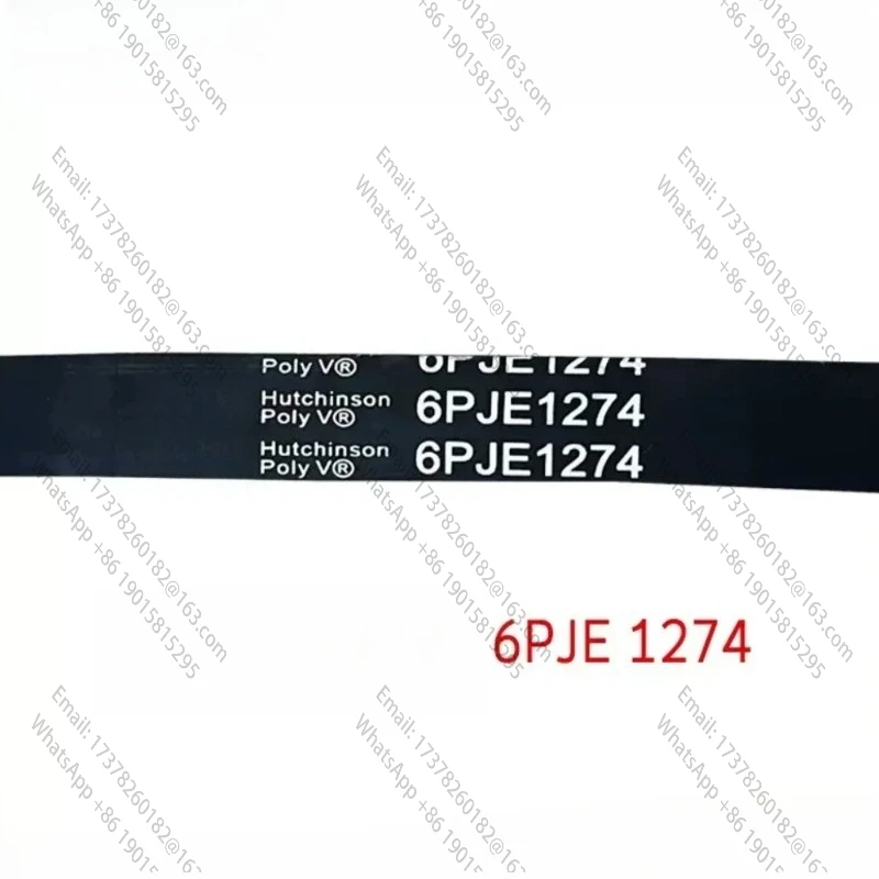 Nueva correa de transmisión para piezas de lavadora HUTCHINSON 6PJE1274 de máquina