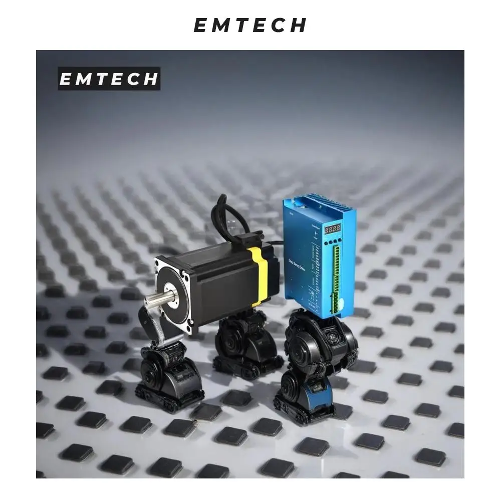 

EMTECH Закрытая гибридная петля драйвера с замкнутым контуром 86BYG250-150B Комплект контроллера Высокопроизводительный шаговый двигатель 1,8 градуса с замкнутым контуром