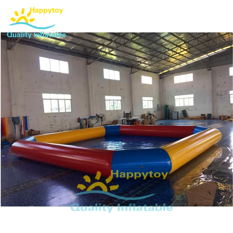 Portable Rectangular PVC Inflatable Swimming Pool for Water Balls And Boat - Outdoor Inflatable Pool for Fun in the Sun