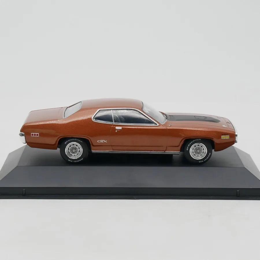 IXO 1:43 Scale Plymouth GTX Coupe 1971 Muscle Car Simulation Alloy Car Model Diecast Toys Vehicle Collectible Souvenir