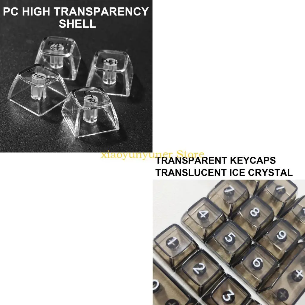 

P9JB Crystally Keycaps для цифровой клавиатуры 22 клавиши ПК Keycaps MX Keycap