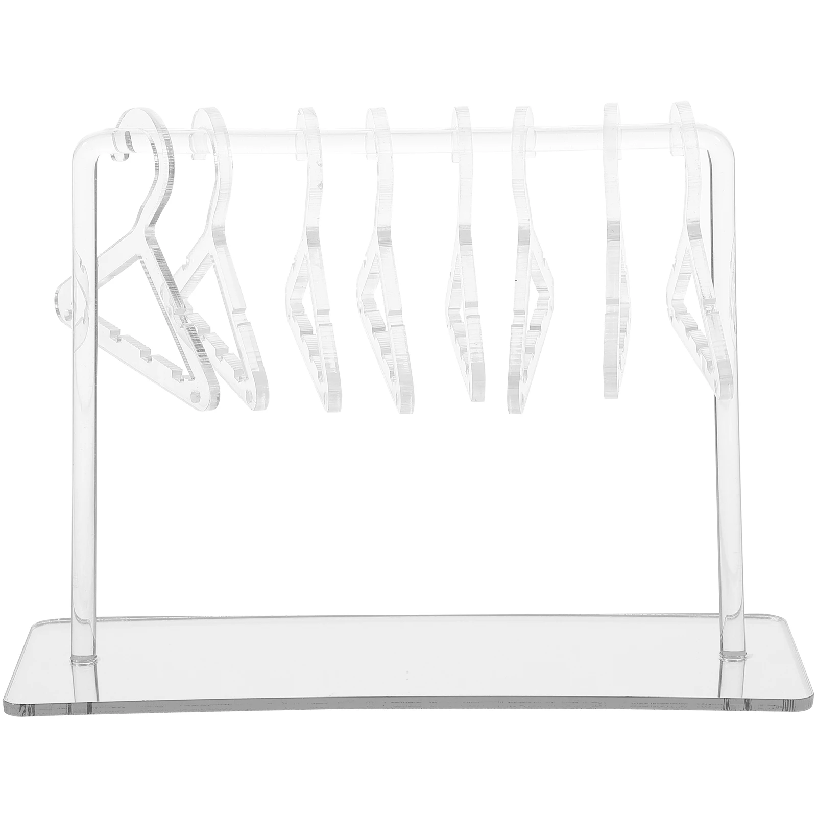 

1Set Desktop Jewelry Display Stand Acrylic Earring Organizer Rack for Earrings Necklaces Keychains Home Shop Storage