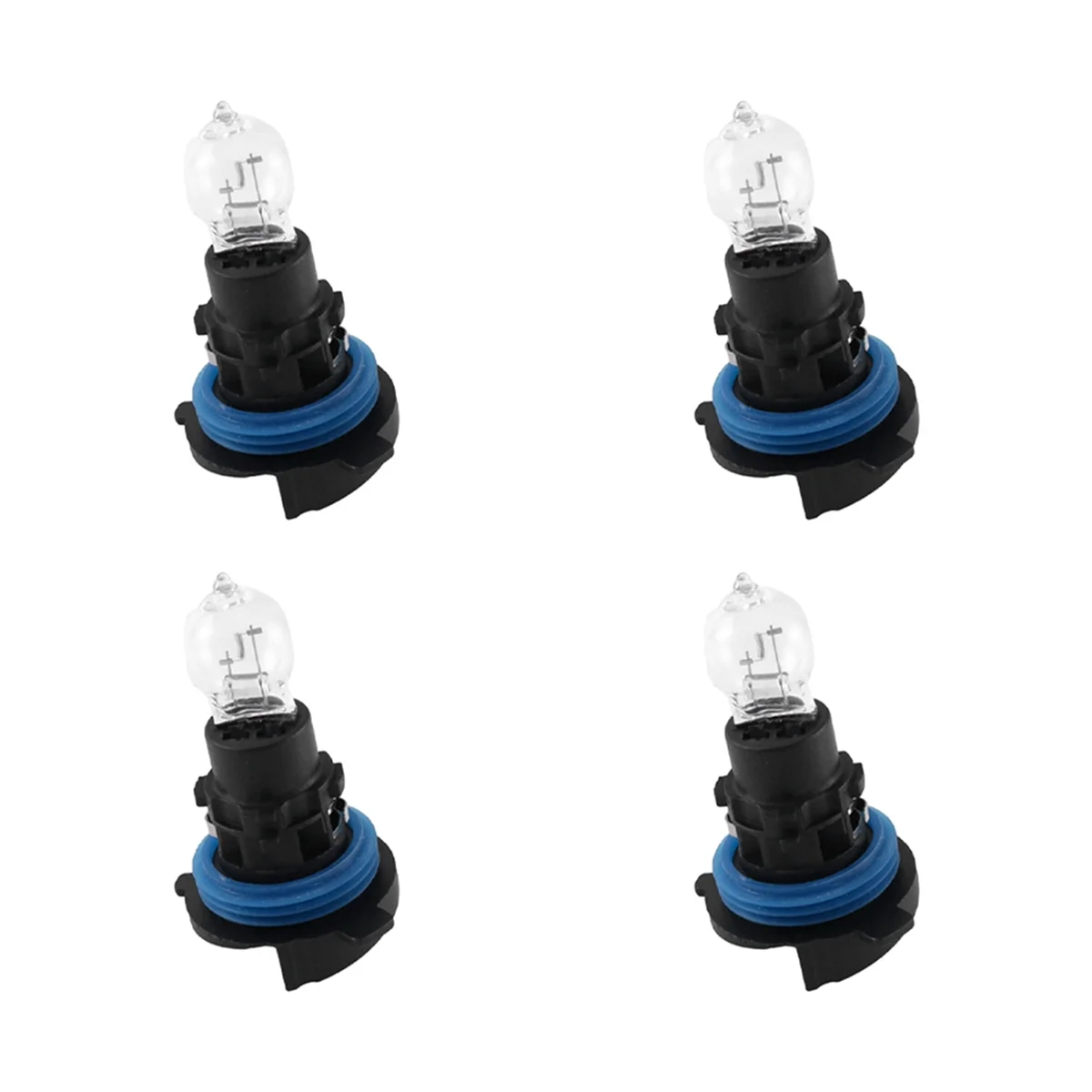 4pcs Car Front Daytime Running Light Bulb with Base for Peugeot