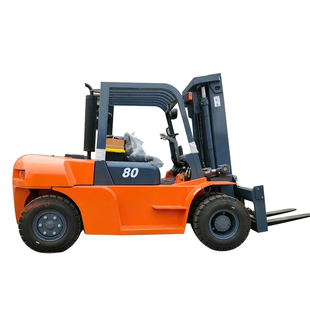 YG Customized High Lift 4m Diesel Forklift 3.5Ton Load Capacity With Cummins Engine