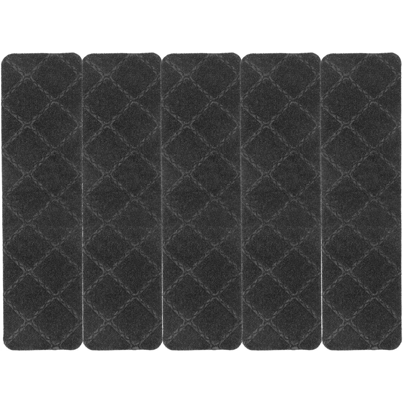 

5 Pcs Non Slip Stair Treads Self Adhesive Carpet Runners for Wooden Steps Indoor Pattern Anti Slip Mats