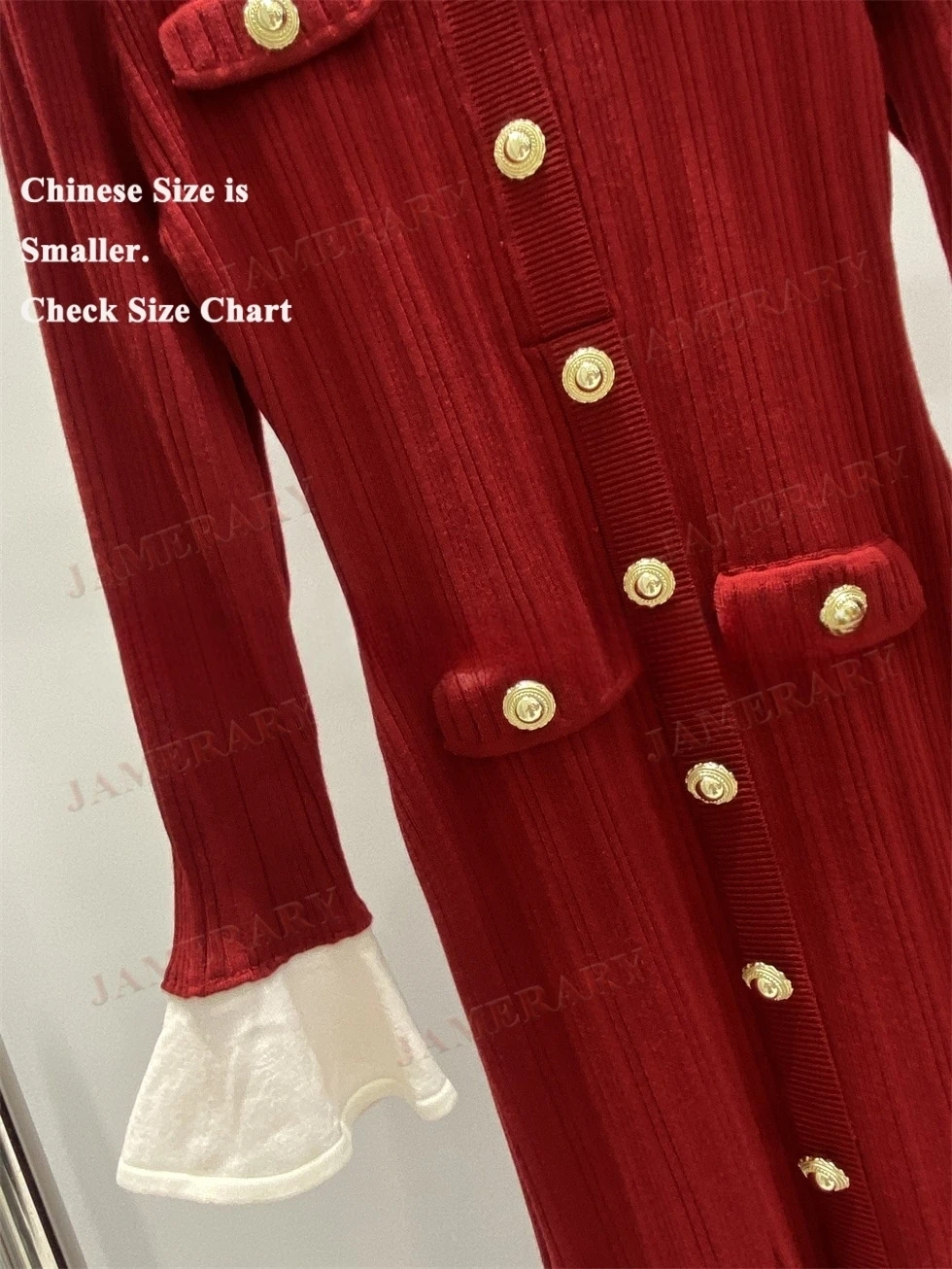 Vestidos largos tejidos de manga larga para primavera y otoño, vestido tubo de punto con cinturón y botones dorados de un solo pecho para mujer