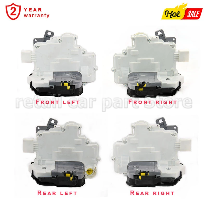 4F0839016 4F0839015 4F1837016 4F1837015 Front Rear Left Right 4 Door Lock Latch Actuator For Audi A3 A4 A6 C6 A8 R8 Seat Exeo ST