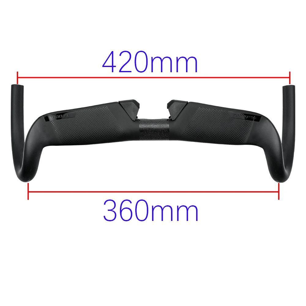BALUGOE Gravel Bike Full Internal Wiring Professional Carbon Fiber Road Bicycle Handle All Internal Cables Fixed Bike Handlebar image 3
