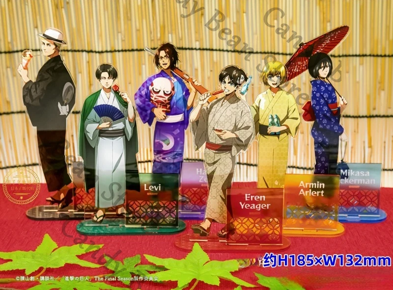 genuino-anime-attacco-su-titano-mikasa·ackerman-eren-jaeger-cosplay-kimono-accappatoio-figura-acrilica-stand-cartoon-in-piedi-segno