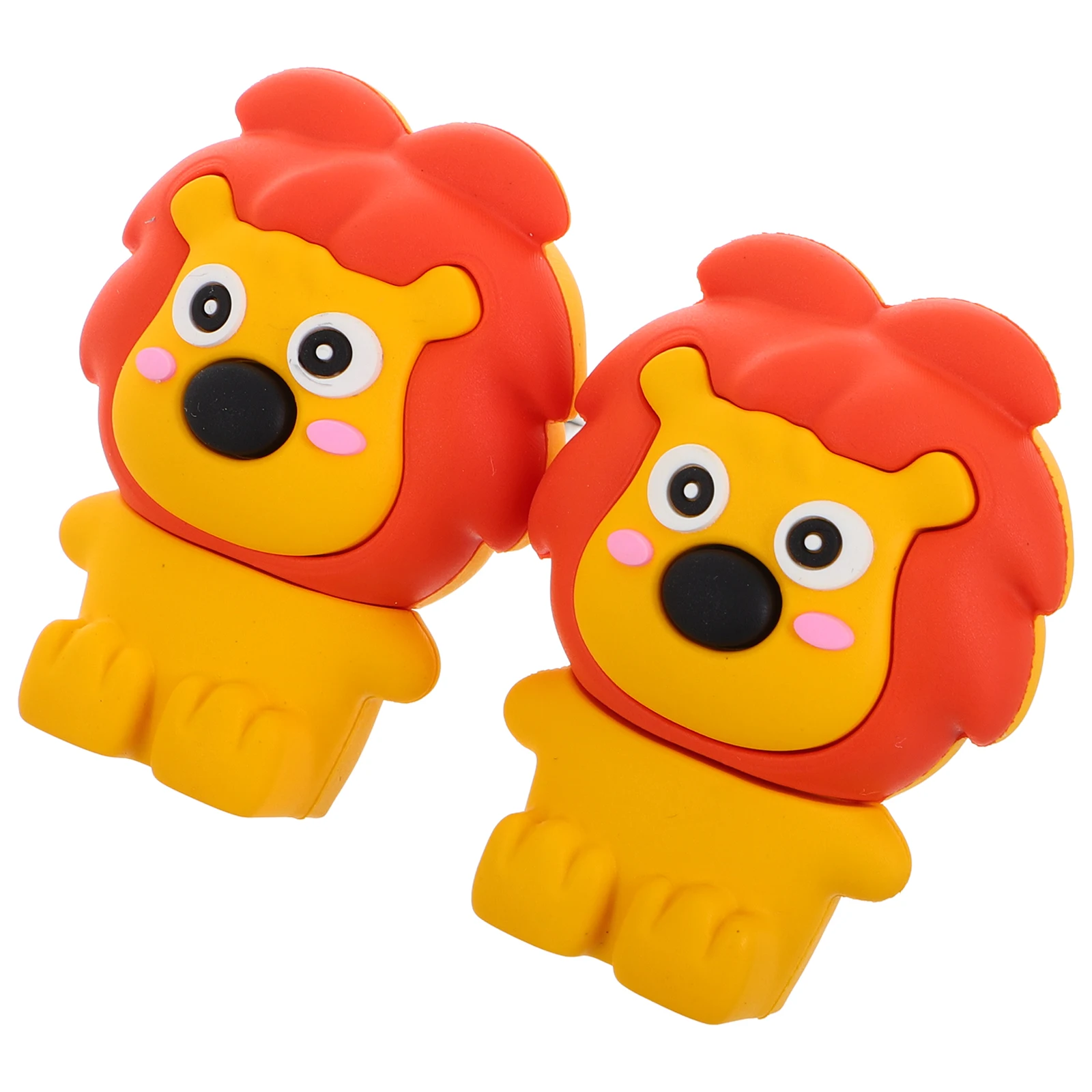 

2 pcs Creative Lion Car Air Freshener Plastic Aromatherapy Clip Cute Mini Diffuser Vent Holder Compact Durable Decor Accessory