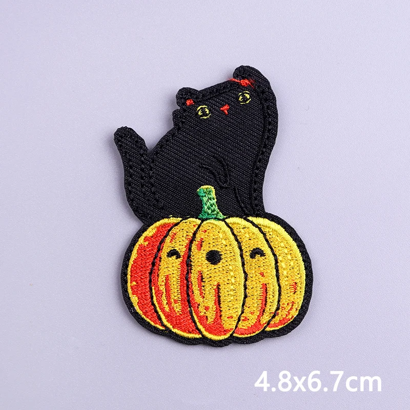 Duck Patch Cartoon Animal Embroidered Patches For Clothing Stickers Hippie Stripes Applique Iron On Patches On Clothes Badges