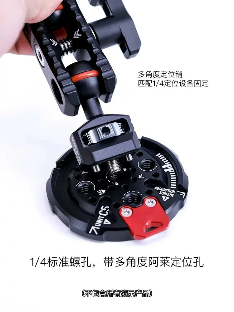 C5 Mobile Phone Magnetic Suction Bracket New Mobile Phone Base Tripod Strange Hand Gimbal 1/4 Extended Positioning