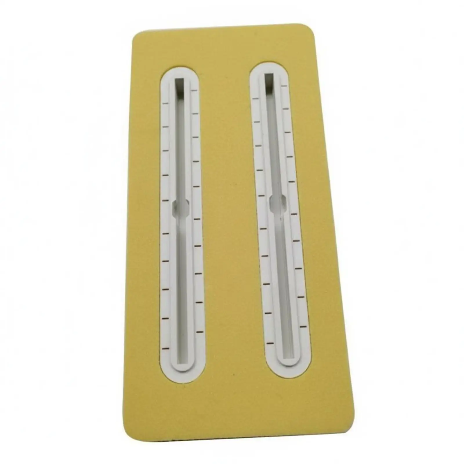 Surfboard Fin Mount Yellow PVC Rectangular Slot Board Paddle Board Tail Fin Hardware for Short Pool Fins