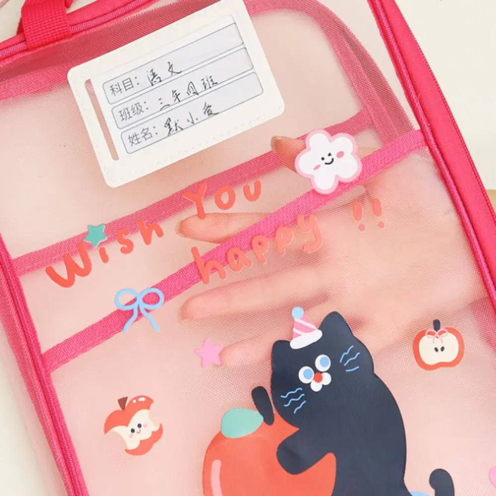 

Большая вместительная сумка для хранения канцелярских принадлежностей формата А4 с ручкой, утолщенные папки для файлов, прозрачные папки-органайзеры