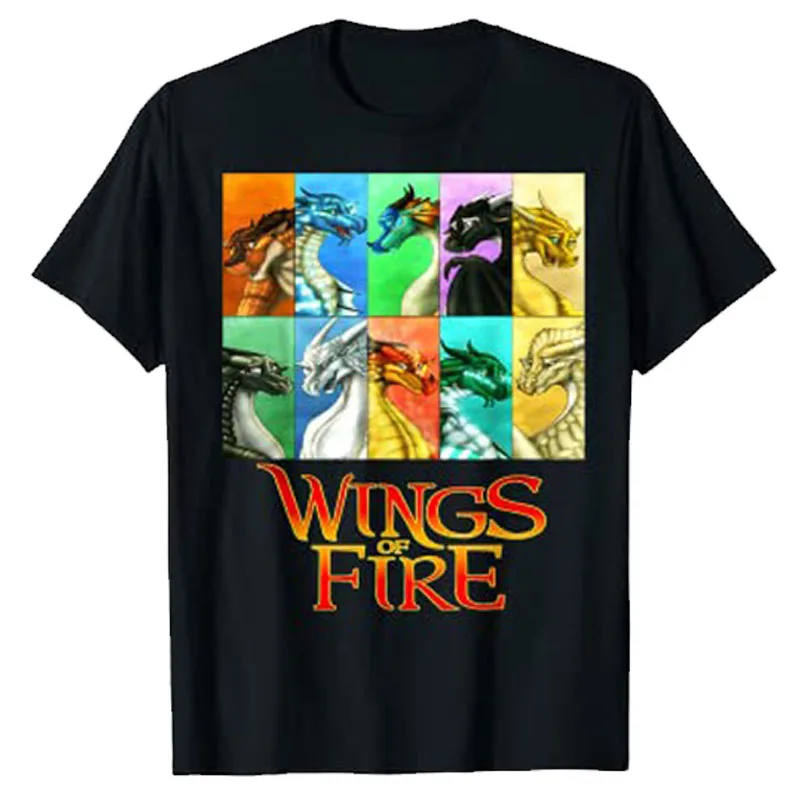 Vintage Wings of Fire - All Together Geschenk für Männer, Frauen, Jungen T-Shirt Lustiges Drachen-T-Shirt Neuartige Geschenke Kurzarm-Bekleidung – Detail 9