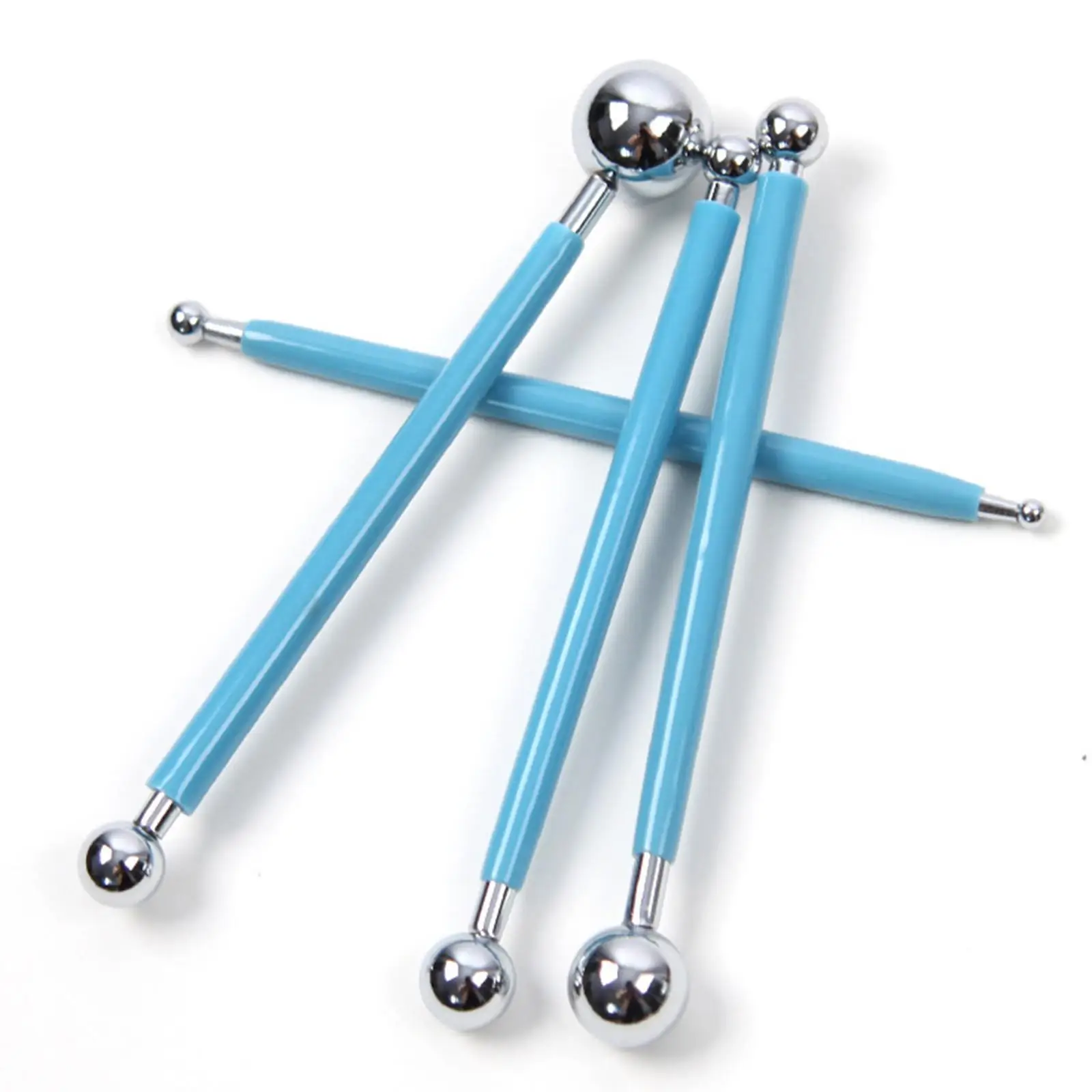 Metal Ball Stylus Dotting Tools Clay Carving Stick Set for Embossing Pottery Polymer Sculpture and Mandala Craft DIY view 5