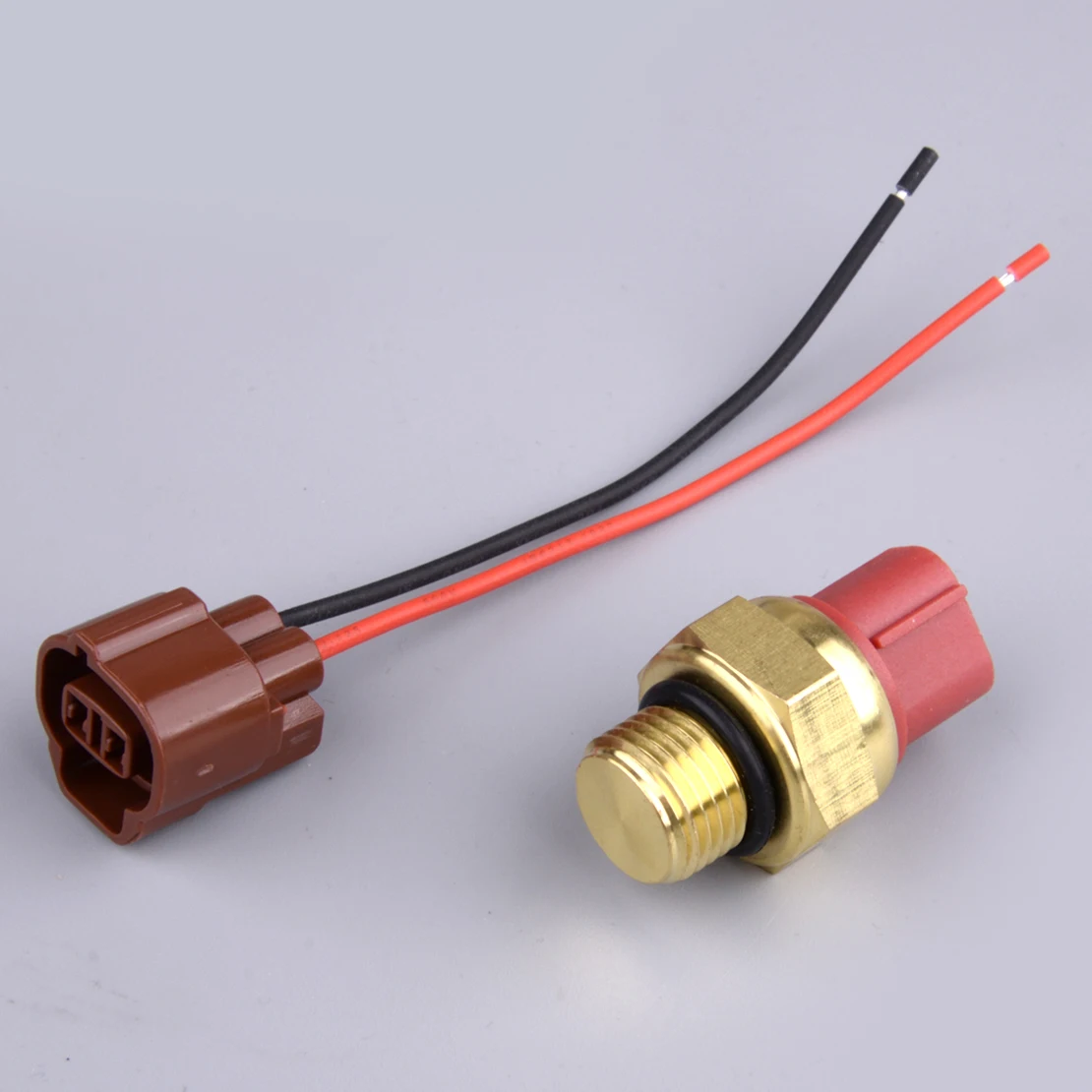 19206-102-000 19206-115-0000 Radiator Cooling Coolant Fan Water Temperature Switch Sensor & Connector Fit for HiSun UTV ATV