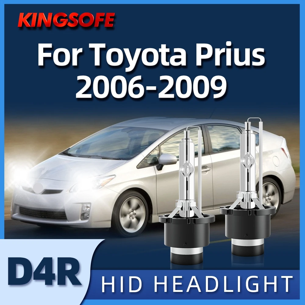 

Roadsun 2PCS D4R HID Bulbs Xenon Headlight 6000K 3800LM 35W Car Lamp Fit For Prius Toyota 2006 2007 2008 2009