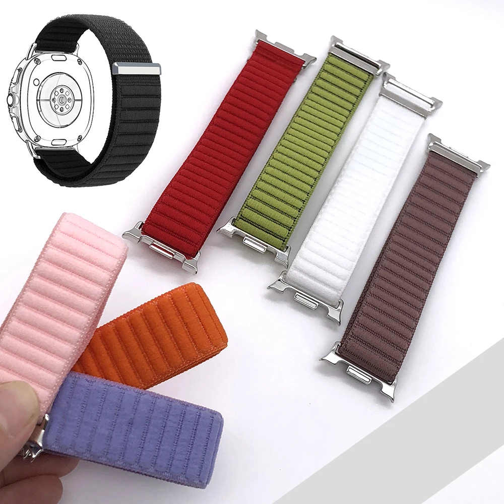 Nylon band voor Samsung Galaxy Watch 8 40 mm 44 mm gevlochten comfortabele ademende band voor Galaxy Watch 8 klassieke 46 mm accessoires