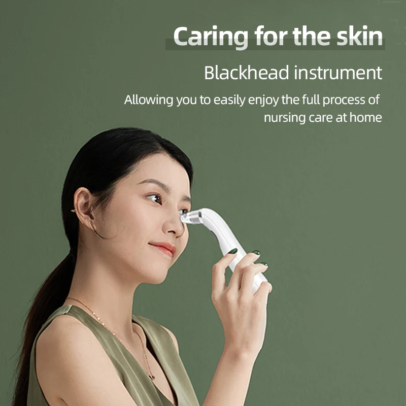 New Blackhead remover  Face cleaner Face scrubber Black dots Type-C Charging 5 Probes & Levels Face lifting machine