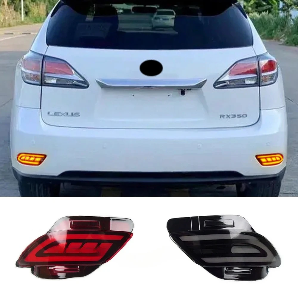 

Car LED Rear Bumper Reflector light For Lexus RX270 RX350 RX450h 2009 2010 2011 2012 2013 2014 2015 with Turn Signal Brake Light