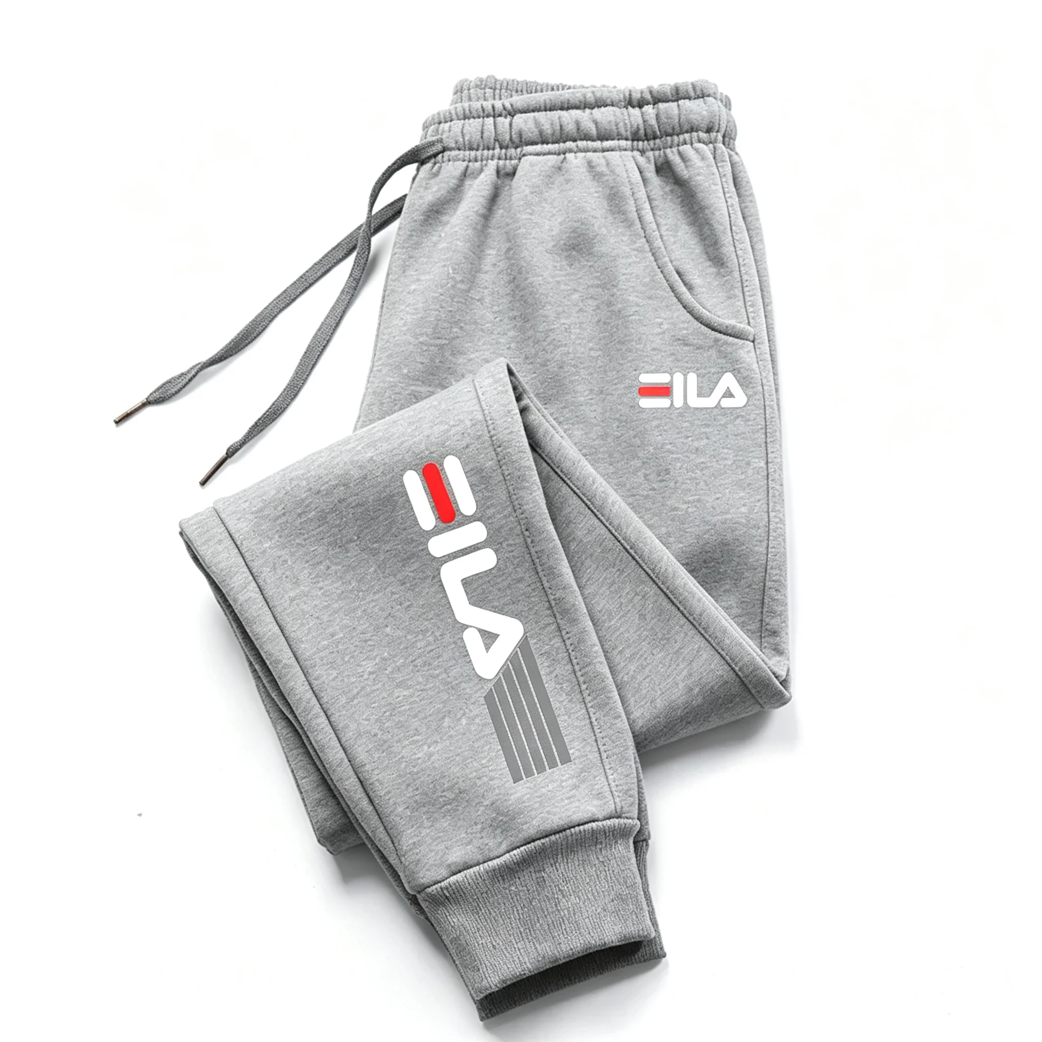 Jogginghose für Jungen, elastischer Bund, Kordelzug, Sweatpants mit Taschen, schmal zulaufend, mit Bündchen am Knöchel, lässige Freizeit-, Schul-, Fitness- und Sporthose. – Detail 4