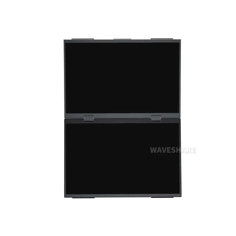 شاشة محمولة مزدوجة الشاشة مقاس 14 بوصة، شاشة مزدوجة قابلة للطي عالية الوضوح 1080 بكسل، 100% SRGB، 178 °   زاوية عرض واسعة، جاذبية مدمجة