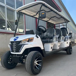 Hot Sale 6 8 Seats Off Road Golf Cart Off-road Golf Cart 8 Passengers Electric Cross Country Golf Cart Electric Buggy