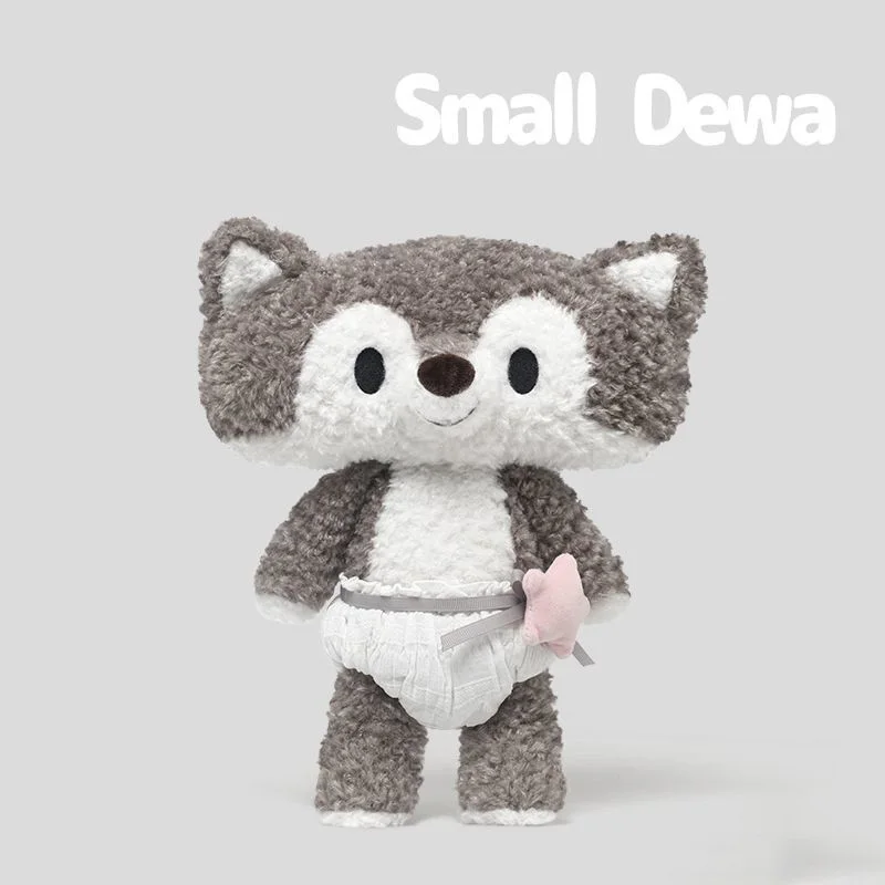 

Kawayi Fun Little Dewar Wolf плюшевая игрушка милая 28 см кукла коала лиса сон для девочек и мальчиков подарок на день рождения