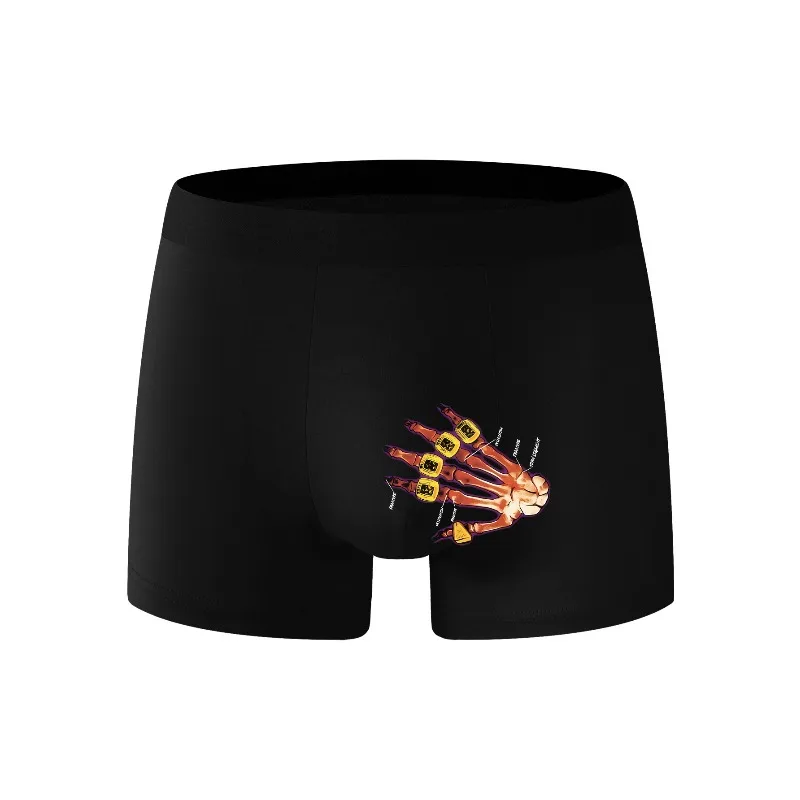 صيف 2025 جديد ملابس داخلية للرجال مريحة بسيطة قريبة سراويل بوكسر اليد الرجال يجب أن يكون التجفيف السريع